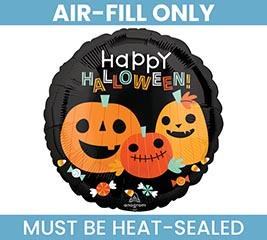 9&quot; FLAT CLASSIC HALLOWEEN PUMPKINS