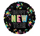 17&quot; NEW YEAR GLOW BALLOON