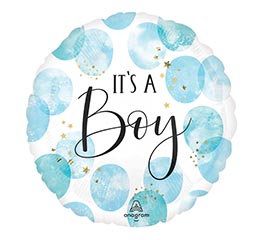 28&quot;PKG BABY BOY WATERCOLOR JUMBO