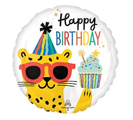 17&quot;PKG HAPPY BIRTHDAY PARTY ANIMAL