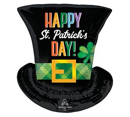 24&quot;PKG HAPPY ST. PATRICK&#39;S DAY TOP HAT
