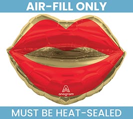 14&quot; FLAT MINI KISS LIPS SHAPE