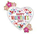 Related Product Image for 14&quot;INFLATED HVD HEARTS  DAISIES MINI 