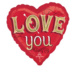 9&quot;INFLATED JUST MY TYPE LOVE YOU HEART