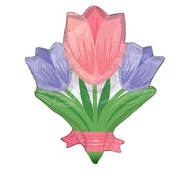 14&quot;INFLATED SPRING CHEER TULIPS FLR MINI