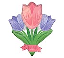 Related Product Image for 14&quot;INFLATED SPRING CHEER TULIPS FLR MINI 