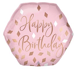 22&quot;PKG HBD BLUSH BIRTHDAY