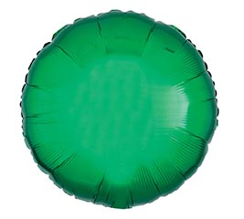 17&quot;PKG METALLIC GREEN ROUND HEXL