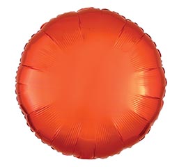 17&quot; PKG METALLIC ORANGE ROUND HEXL