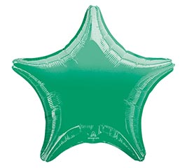 19&quot; PKG METALLIC GREEN STAR