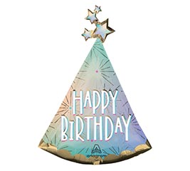 36&quot;PKG PASTEL DREAM HBD HAT SHAPE