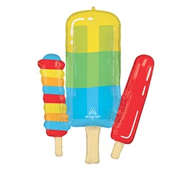 34&quot;PKG POOL PARTY POPSICLE SHAPE