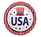 Related Product Image for 17&quot; PAT USA STARS  STRIPES SATIN 