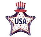 Related Product Image for 30&quot;PKG USA STARS  STRIPES SATIN SHAPE 