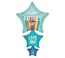 42&quot;PKG FATHER&#39;S DAY PLAYFUL STARS SHAPE