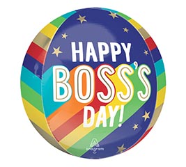 16&quot;PKG ORBZ HAPPY BOSS&#39;S DAY STRIPES