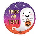 17&quot; HAL SATIN TRICK OR TREAT GHOST