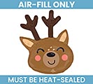 Related Product Image for 14&quot; FLAT XMA NORTH POLE REINDEER MINI SH 