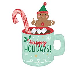 31&quot;PKG XMA HOLIDAY CHRISTMINTS MUG SHAPE
