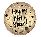 Related Product Image for 17&quot; SATIN NATURAL SPARKLE HAPPY NEW YEAR 