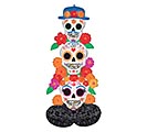 53&quot;PKG AIRLOONZ DAY OF THE DEAD SKULLS Image