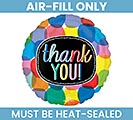 Related Product Image for 9&quot; FLAT THA BUBBLY DOTS THANK YOU 