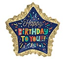 Related Product Image for 34&quot;PKG BRIGHT BIRTHDAY BLOCKS STAR SHAPE 