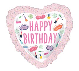 28&quot;PKG HBD SPA PARTY HEART SHAPE