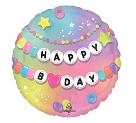 17&quot;PKG FRIENDSHIP BALLOON HAPPY BIRTHDAY