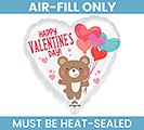 Related Product Image for 9&quot; FLAT HVD VALENTINE BEAR HUG 