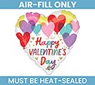 Related Product Image for 9&quot; FLAT HVD HEARTS ON HEARTS 