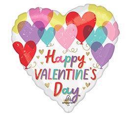 9&quot; INFLATED HVD HEARTS ON HEARTS