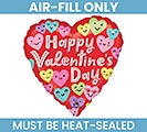 Customers also bought 4&quot; FLAT HAPPY HEARTS VALENTINES product image 