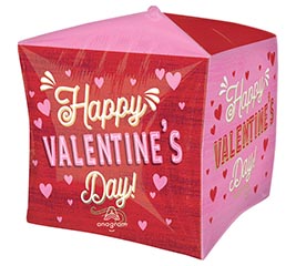 15&quot; PKG CUBEZ RETRO VALENTINE&#39;S DAY