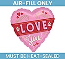 Related Product Image for 9&quot; FLAT RETRO LOVE HEART 