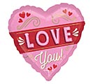 Customers also bought 4&quot; INFLATED RETRO LOVE VALENTINE HEART product image 