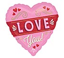 Related Product Image for 28&quot; PKG JUMBO RETRO LOVE VALENTINE HEART 