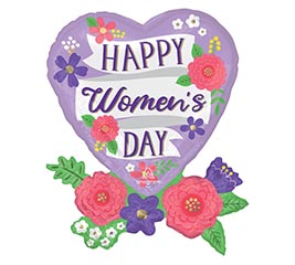 30&quot; PKG INTERNATIONAL WOMEN&#39;S DAY HEART