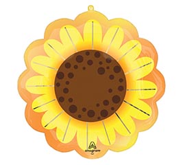 21&quot; PKG FLR SUNFLOWER GLOW SUPERSHAPE XL