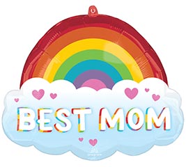 25&quot; PKG BEST MOM BRILLIANT RAINBOW