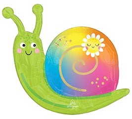 14&quot; INFLATED HAPPY SNAIL MINI SHAPE