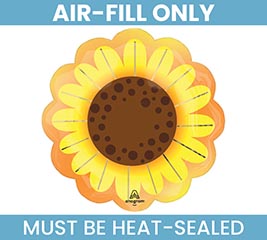 14&quot; FLAT SUNFLOWER GLOW MINI SHAPE