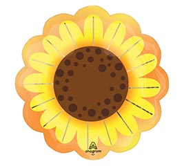 14&quot; INFLATED SUNFLOWER GLOW MINI SHAPE