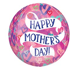 16" PKG HMD LAYERED HEARTS ORBZ XL