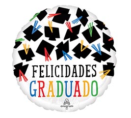 17&quot; SPA HATS OFF FELICIDADES GRADUADO