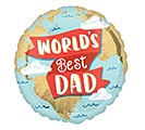 Customers also bought 9&quot; INFLATED WORLD&#39;S BEST DAD GLOBE ROUND product image 
