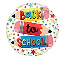 Related Product Image for 17&quot; SCH WRITE ON BACK TO SCHOOL ROUND 