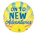 Related Product Image for 17&quot; PKG ON TO NEW ADVENTURES ROUND HEXL 