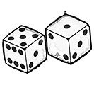 Customers also bought 30&quot; PKG FEELING LUCKY DICE SUPERSHAPE product image 