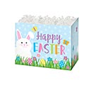 SMALL HAPPY EASTER BUNNY BASKET BOX